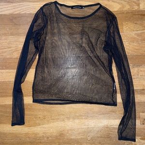 mesh going out black top